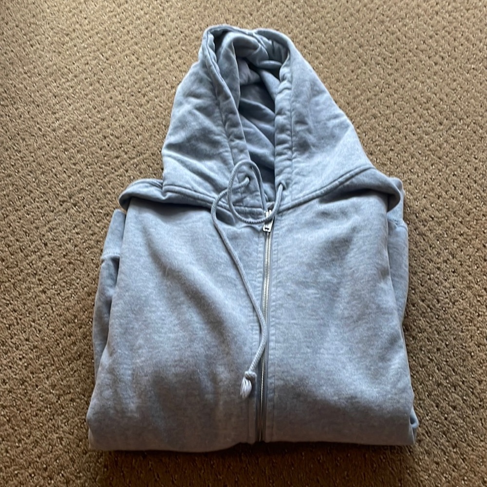 Grey brandy Melville zip up